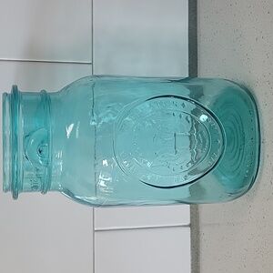 Vintage Blue Bicentennial Ball Ideal Canning Jar 1976
